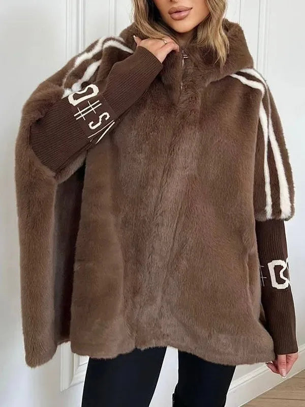 Ellah – Oversized Faux Fur Winter Coat