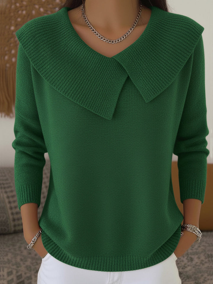Cassidy | Sweater with Soft Collar