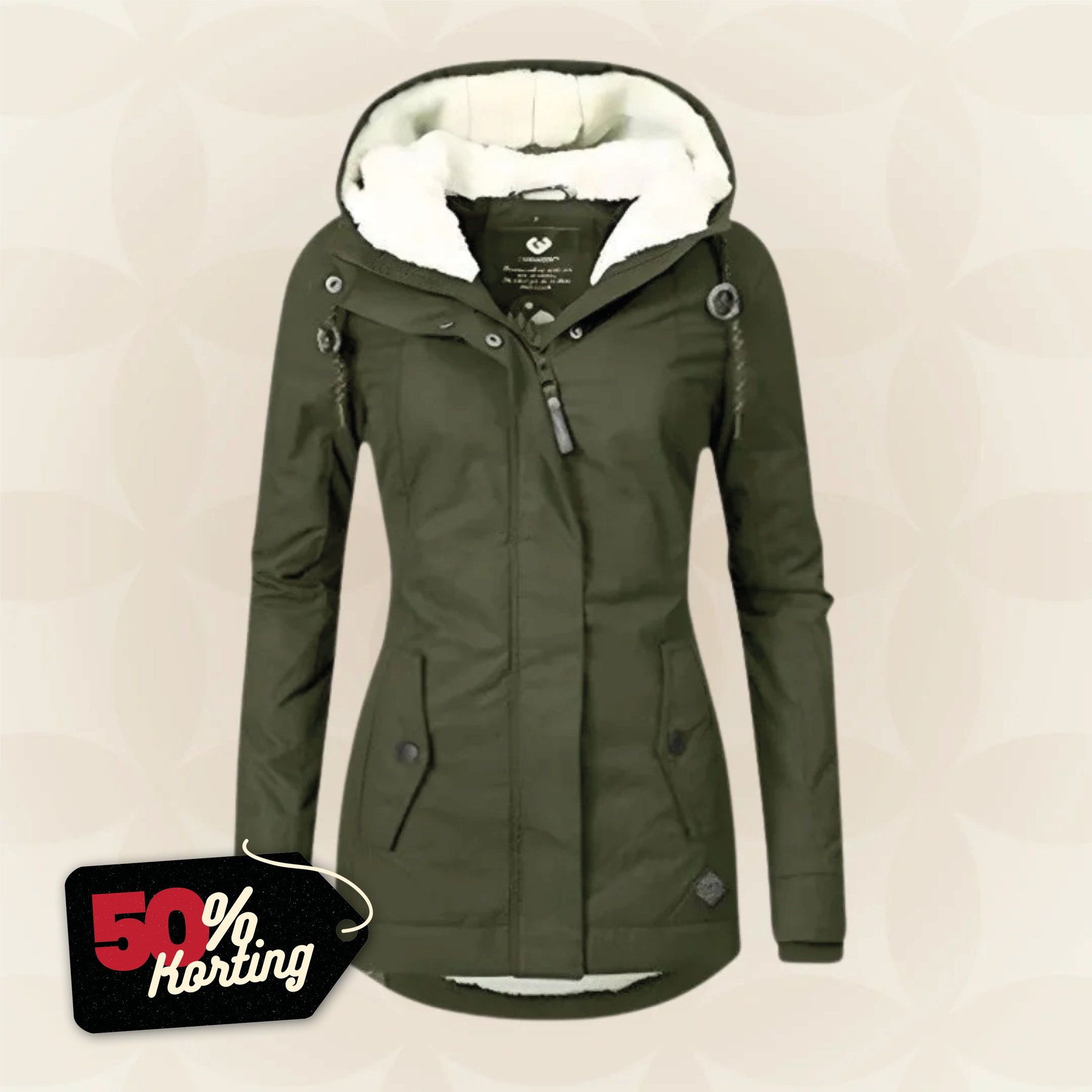 Kirsten - Waterdichte winterjas met capuchon