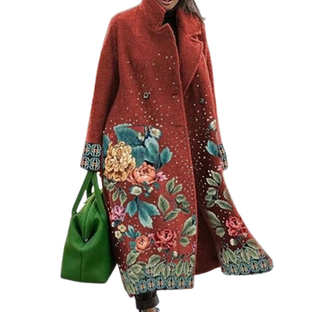 Natallie – Oversized Wrap Coat for Effortless Elegance