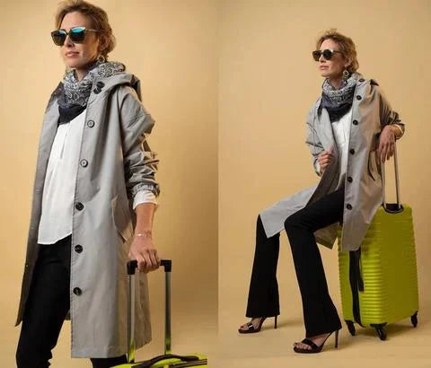 Dottie – Oversized Waterproof Trench Coat