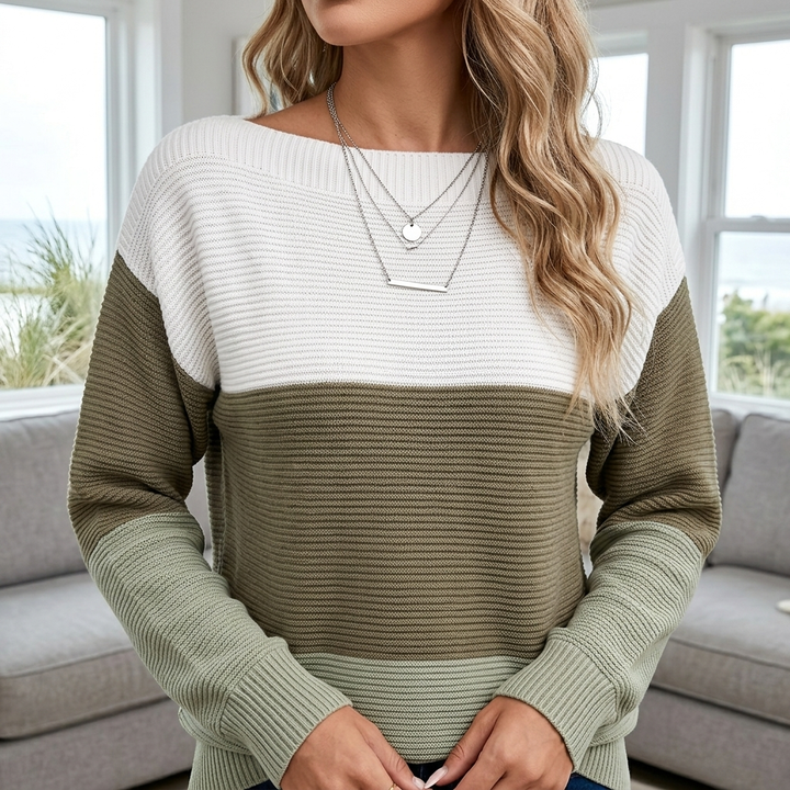 COLOUR BLOCK SWEATER