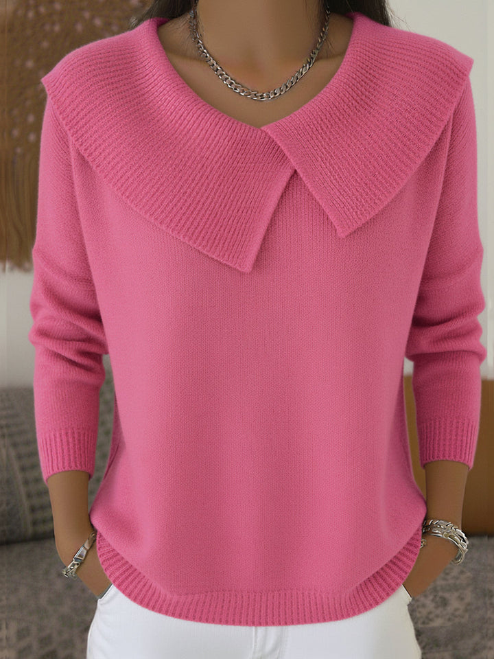 Cassidy | Sweater with Soft Collar
