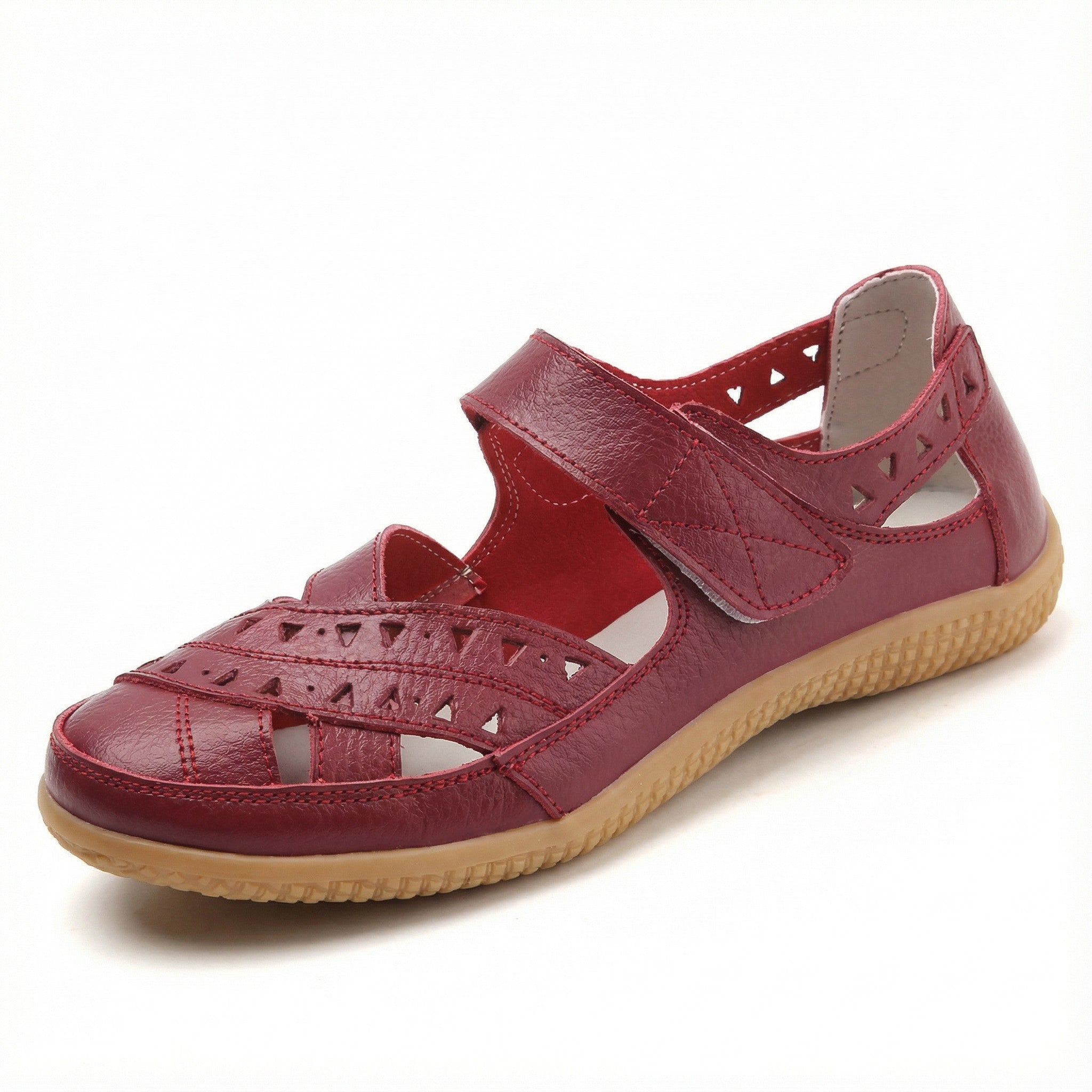 Women's Leather Sandals Orthopedic Walking Shoes Summer Sandals