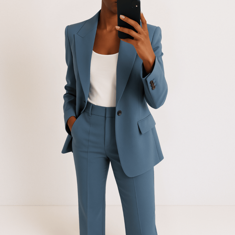 Melynda™ Stylish Two-Part Suit Set - Eleanor & Sisters Boutique