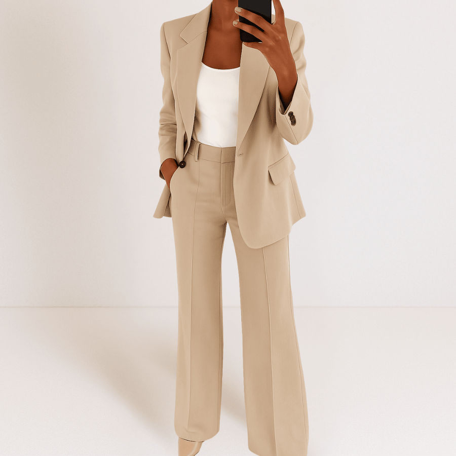 Melynda™ Stylish Two-Part Suit Set - Eleanor & Sisters Boutique